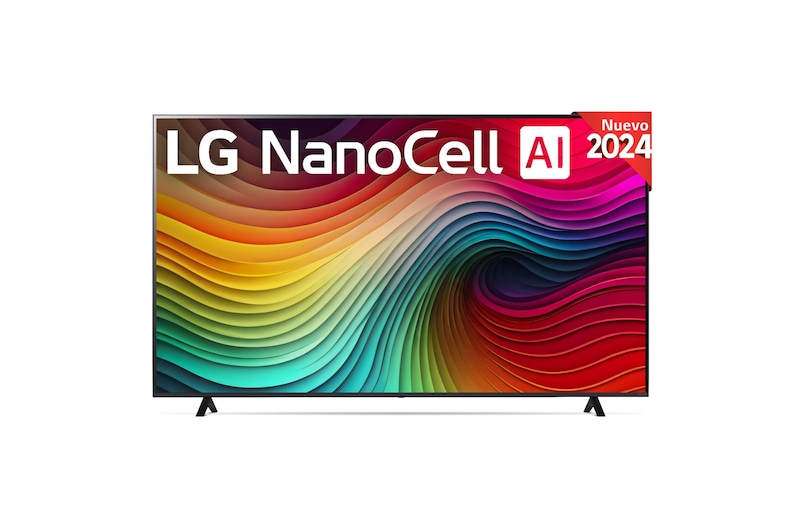 LG 75 pulgadas TV LG NANOCELL 4K serie AI NANO81 con Smart TV WebOS24, 75NANO81T6A