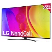 LG Televisor LG 4K Nanocell, Procesador de Gran Potencia 4K a5 Gen 5, compatible con formatos HDR 10, HLG y HGiG, Smart TV webOS22, 75NANO826QB