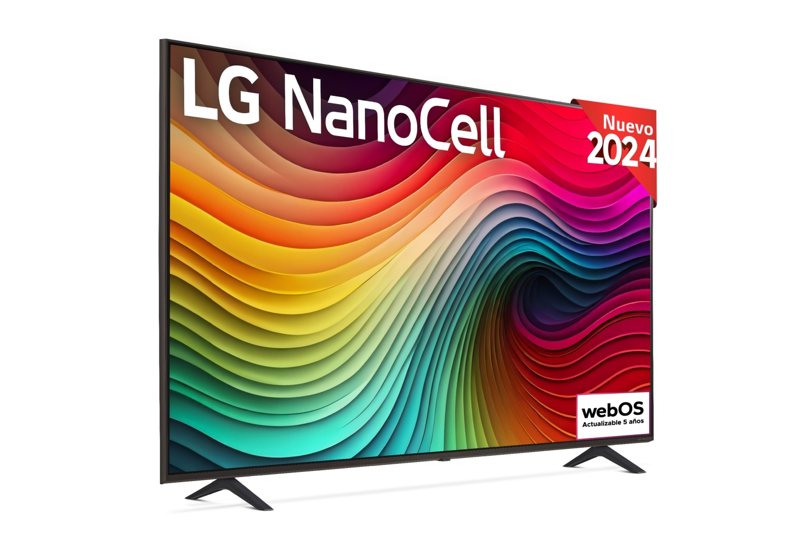 LG 75 pulgadas TV LG NANOCELL 4K serie NANO82  con Smart TV WebOS24, 75NANO82T6B