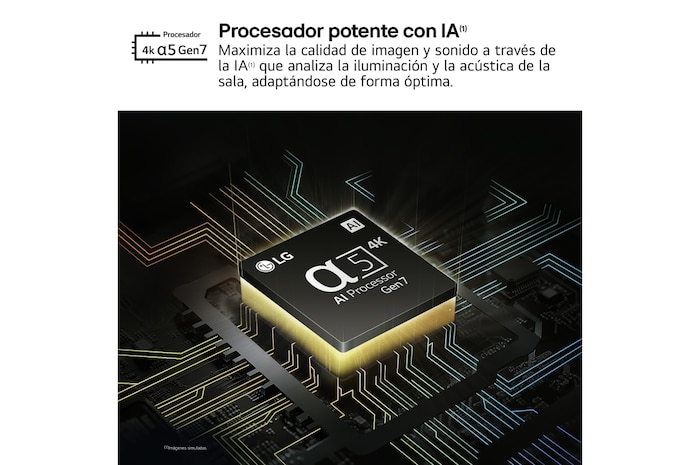 LG 75 pulgadas TV LG NANOCELL 4K serie AI NANO82 con Smart TV WebOS24, 75NANO82T6B