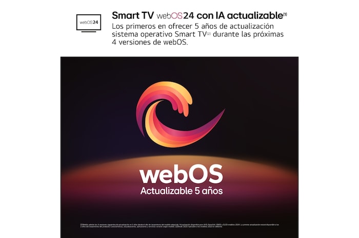 LG 75 pulgadas TV LG NANOCELL 4K serie AI NANO82 con Smart TV WebOS24, 75NANO82T6B