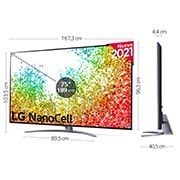 LG 8K NanoCell, SmartTV webOS 6.0, Procesador Inteligente 8K α9 Gen4 con AI, HDR Dolby Vision, DOLBY ATMOS [Clase de eficiencia energética G], 75NANO966PA