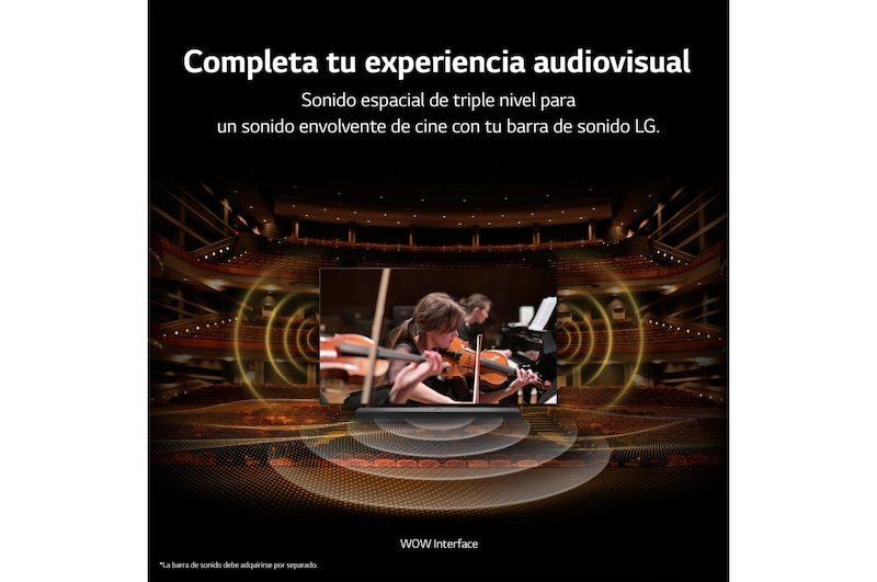 LG TV LG QNED 4K de 75'' Serie 75, Procesador Alta Potencia, HDR10 / Dolby Digital Plus, Smart TV webOS23, , 75QNED756RA