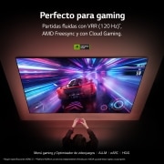 LG TV LG  QNED 4K de 75'' Serie 75, Procesador Alta Potencia, HDR10 / Dolby Digital Plus, Smart TV webOS23, , 75QNED756RA