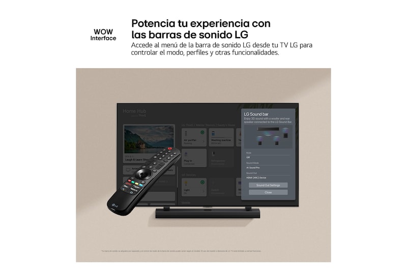 LG Pack TV LG QNED80 75" + Barra de Sonido SQM1, 75QNED80T6A.ESB