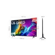 LG 75 pulgadas TV LG QNED 4K serie QNED80  con Smart TV WebOS24, 75QNED80T6A