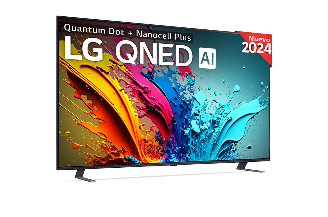 LG 75 pulgadas TV LG QNED 4K serie AI QNED85 con Smart TV WebOS24, 75QNED85T6C