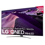 LG Televisor LG 4K QNED Mini LED, Procesador Inteligente de Gran Potencia 4K α7 Gen 5 con IA, compatible con el 100% de formatos HDR, HDR Dolby Vision y Dolby Atmos, Smart TV webOS22, perfecto para Gaming, 75QNED866QA