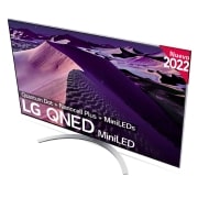 LG Televisor LG 4K QNED Mini LED, Procesador Inteligente de Gran Potencia 4K α7 Gen 5 con IA, compatible con el 100% de formatos HDR, HDR Dolby Vision y Dolby Atmos, Smart TV webOS22, perfecto para Gaming, 75QNED866QA