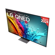 LG 75 pulgadas TV LG QNED 4K serie AI QNED87  con Smart TV WebOS24, 75QNED87T6B