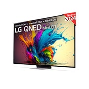 LG 75 pulgadas TV LG QNED MiniLED 4K serie QNED91  con Smart TV WebOS24, 75QNED91T6A