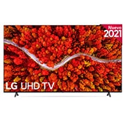 LG 4K UHD, SmartTV webOS 6.0, Procesador de Imagen 4K Quad Core [Clasificación energética G], 75UP80006LA