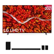 LG 4K UHD, SmartTV webOS 6.0, Procesador de Imagen 4K Quad Core [Clasificación energética G], 75UP80006LA