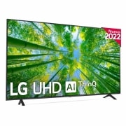 LG Televisor LG 4K UHD, Procesador de Gran Potencia 4K a5 Gen 5, compatible con formatos HDR 10, HLG y HGiG, Smart TV webOS22., 75UQ80006LB