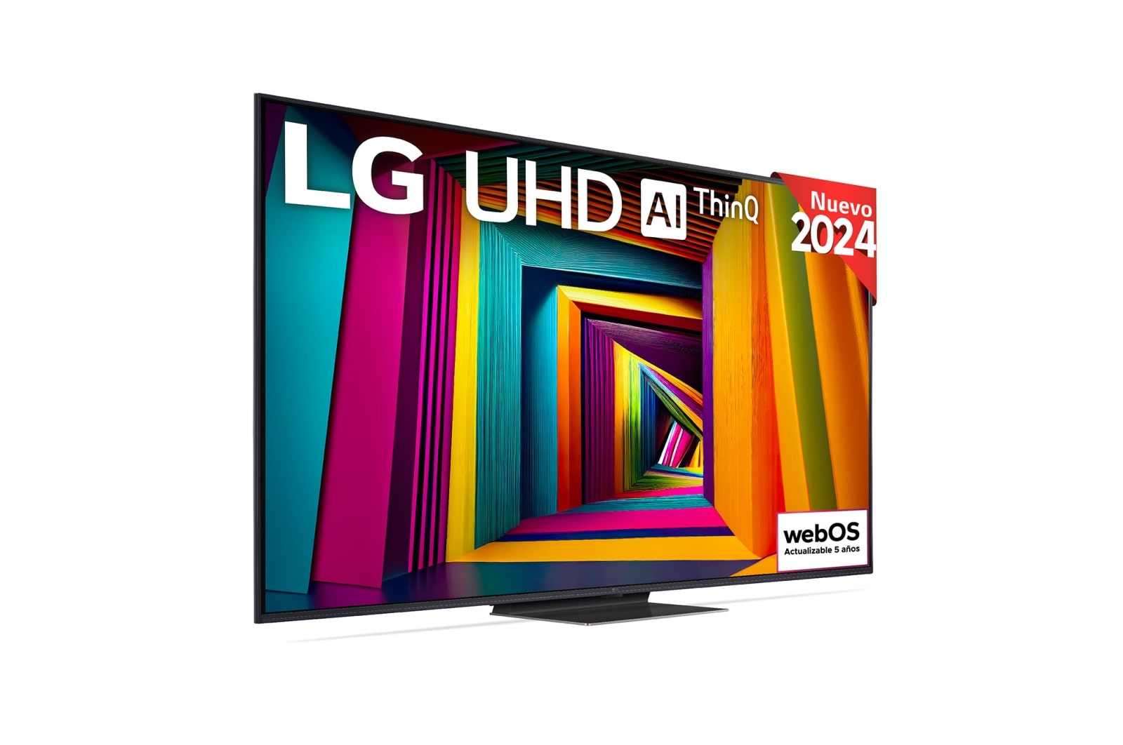 Front view of LG UHD TV, 98UT90