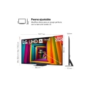 LG 75 pulgadas Smart TV LG UHD UT91 4K 2024, 75UT91006LA
