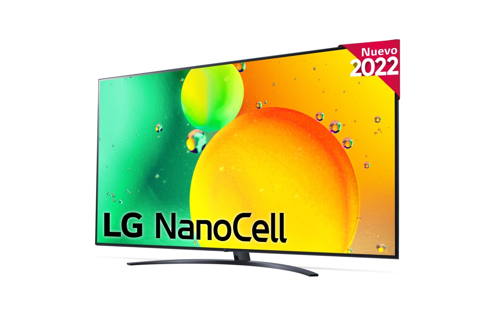 LG Televisor LG 4K Nanocell, Procesador de Gran Potencia 4K a5 Gen 5, compatible con formatos HDR 10, HLG y HGiG, Smart TV webOS22, 86NANO766QA