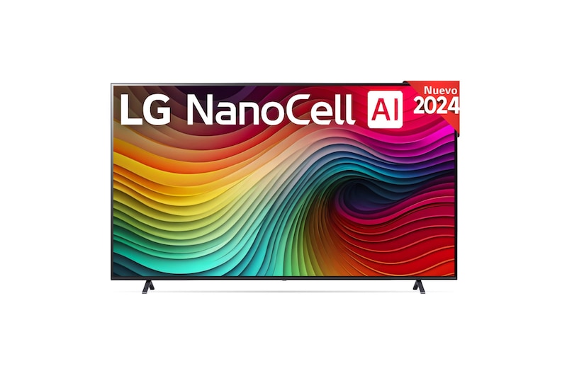 LG 86 pulgadas TV LG NANOCELL 4K serie AI NANO81 con Smart TV WebOS24, 86NANO81T6A