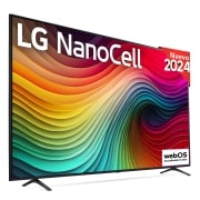 LG 86 pulgadas TV LG NANOCELL 4K serie NANO81  con Smart TV WebOS24, 86NANO81T6A