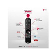 LG 4K NanoCell, SmartTV webOS 6.0, Procesador Inteligente 4K α7 Gen4 con AI, HDR Dolby Vision, DOLBY ATMOS [Clase de eficiencia energética G], 86NANO916PA