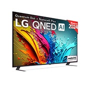 LG 86 pulgadas TV LG QNED 4K serie AI QNED85  con Smart TV WebOS24, 86QNED85T6C