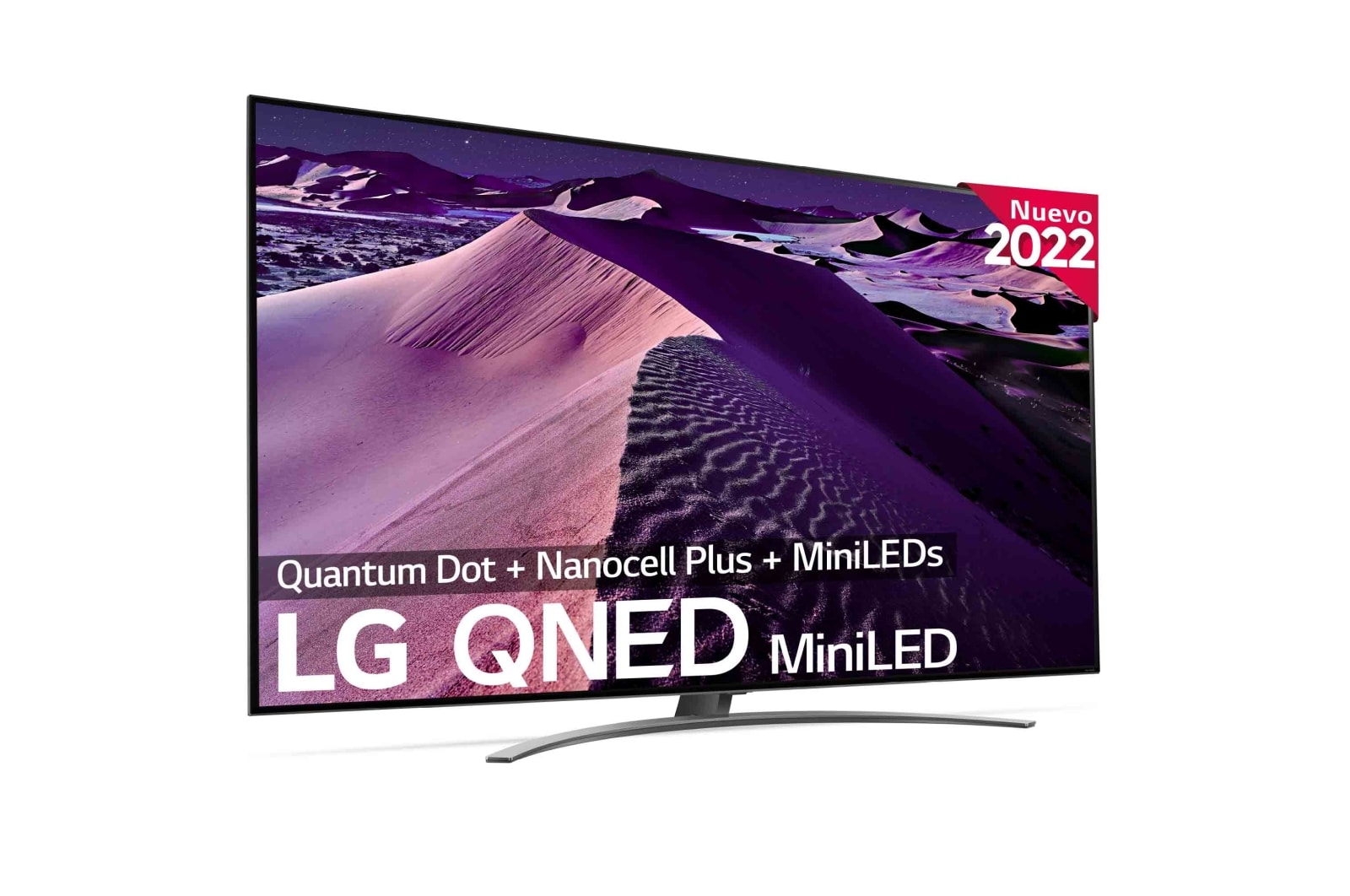 LG Televisor LG 4K QNED Mini LED, Procesador Inteligente de Gran Potencia 4K α7 Gen 5 con IA, compatible con el 100% de formatos HDR, HDR Dolby Vision y Dolby Atmos, Smart TV webOS22, perfecto para Gaming, 86QNED866QA