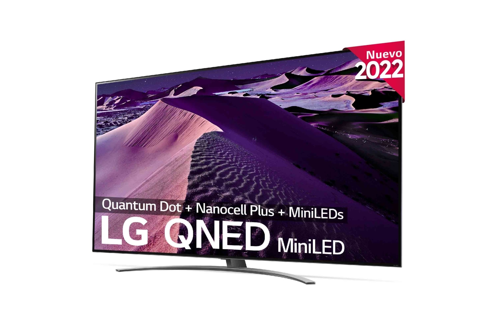 LG Televisor LG 4K QNED Mini LED, Procesador Inteligente de Gran Potencia 4K α7 Gen 5 con IA, compatible con el 100% de formatos HDR, HDR Dolby Vision y Dolby Atmos, Smart TV webOS22, perfecto para Gaming, 86QNED866QA