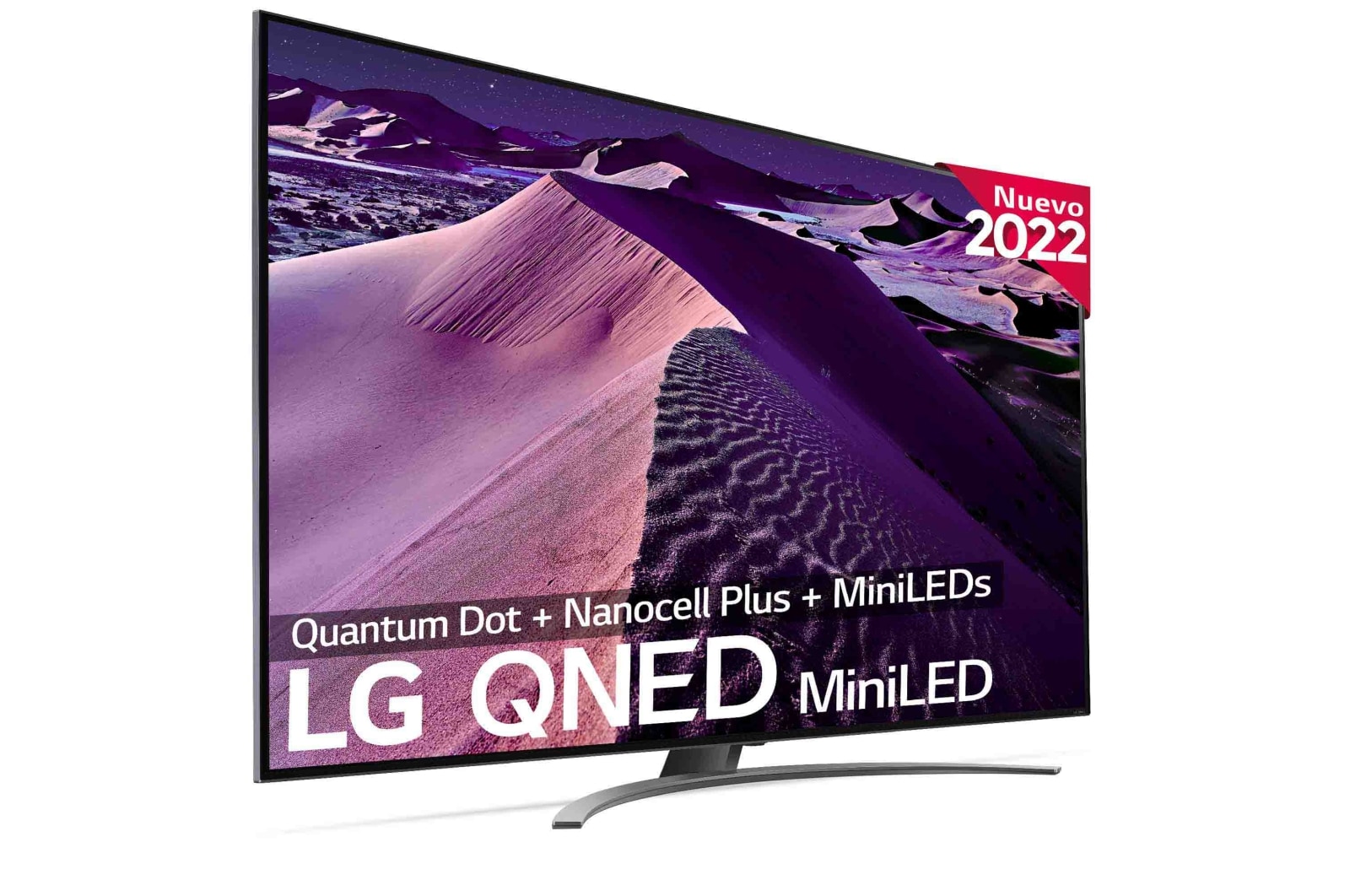 LG Televisor LG 4K QNED Mini LED, Procesador Inteligente de Gran Potencia 4K α7 Gen 5 con IA, compatible con el 100% de formatos HDR, HDR Dolby Vision y Dolby Atmos, Smart TV webOS22, perfecto para Gaming, 86QNED866QA