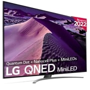 LG Televisor LG 4K QNED Mini LED, Procesador Inteligente de Gran Potencia 4K α7 Gen 5 con IA, compatible con el 100% de formatos HDR, HDR Dolby Vision y Dolby Atmos, Smart TV webOS22, perfecto para Gaming, 86QNED866QA