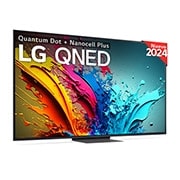 LG 86 pulgadas TV LG QNED 4K serie AI QNED86  con Smart TV WebOS24, 86QNED86T6A