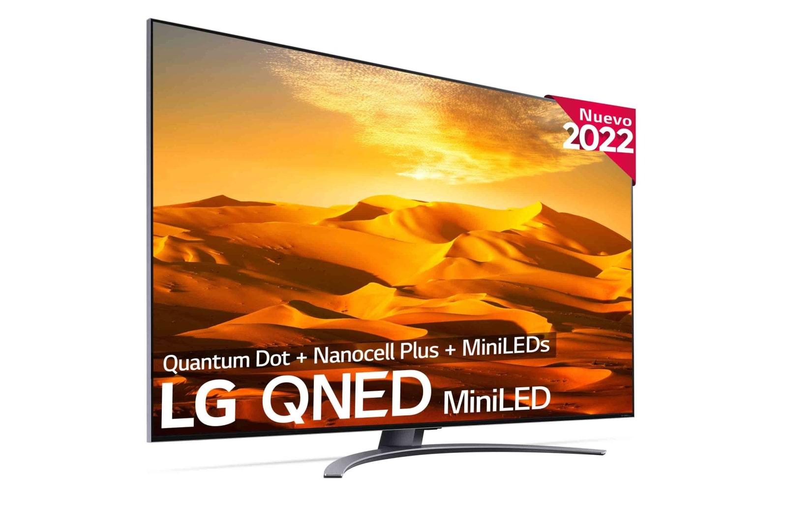 LG Televisor LG 4K QNED Mini LED, Procesador Inteligente de Gran Potencia 4K α7 Gen 5 con IA, compatible con el 100% de formatos HDR, HDR Dolby Vision y Dolby Atmos, Smart TV webOS22, perfecto para Gaming, 86QNED916QA