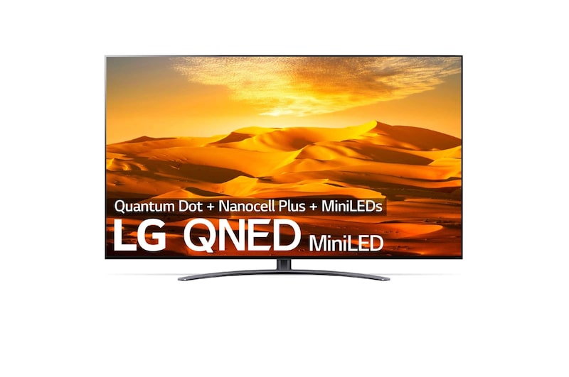 LG TV LG QNED MiniLED 4K 65'' Serie 91, Procesador Gran Potencia, Dolby Vision / Dolby Atmos, Smart TV webOS22, perfecto para gaming., 65QNED916QE