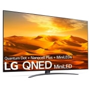 LG TV LG QNED MiniLED 4K 86'' Serie 91, Procesador Gran Potencia, Dolby Vision / Dolby Atmos, Smart TV webOS22, perfecto para gaming., 86QNED916QE