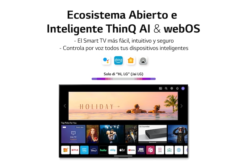 LG TV LG QNED MiniLED 8K 86'' Serie 99, Procesador Máxima Potencia, Dolby Vision / Dolby Atmos, Smart TV webOS22, perfecto para gaming., 86QNED999QB