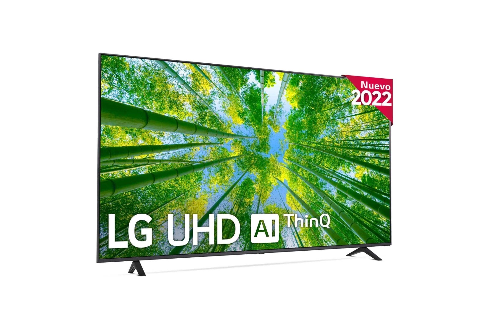 LG Televisor LG 4K UHD, Procesador Inteligente de Gran Potencia 4K α7 Gen 5 con IA, compatible con formatos HDR 10, HLG y HGiG, Smart TV webOS22., 86UQ80006LB