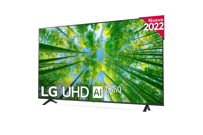 LG Televisor LG 4K UHD, Procesador Inteligente de Gran Potencia 4K α7 Gen 5 con IA, compatible con formatos HDR 10, HLG y HGiG, Smart TV webOS22., 86UQ80006LB