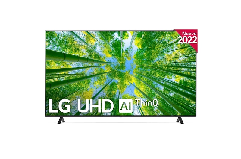 LG Televisor LG 4K UHD, Procesador Inteligente de Gran Potencia 4K α7 Gen 5 con IA, compatible con formatos HDR 10, HLG y HGiG, Smart TV webOS22., 86UQ80006LB