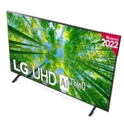 LG Televisor LG 4K UHD, Procesador Inteligente de Gran Potencia 4K α7 Gen 5 con IA, compatible con formatos HDR 10, HLG y HGiG, Smart TV webOS22., 86UQ80006LB