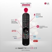 LG TV LG  UHD 4K de 86'' Serie 76, Procesador Alta Potencia, HDR10 / Dolby Digital Plus, Smart TV webOS23., 86UR76006LC