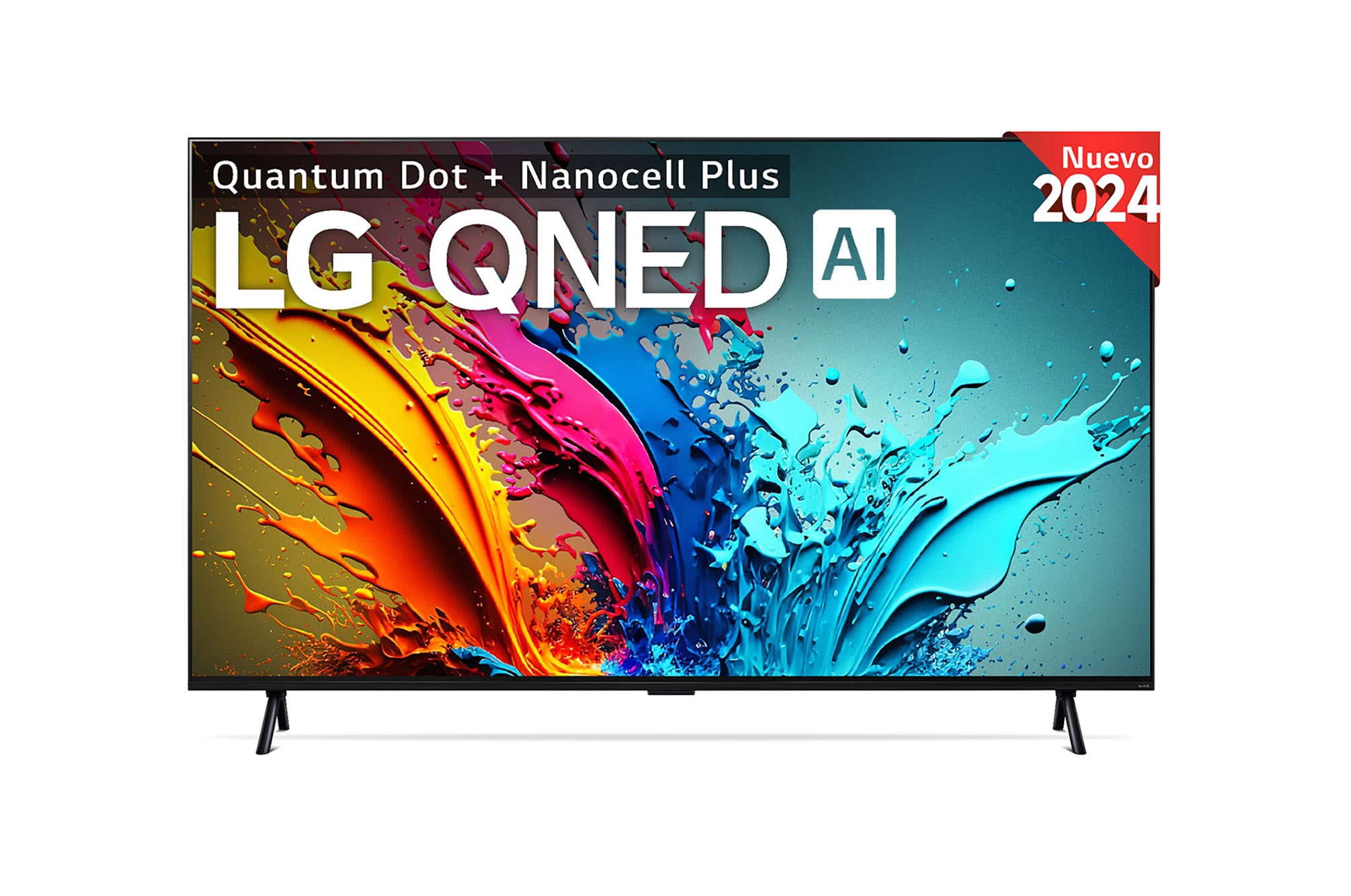 LG 98 pulgadas TV LG QNED 4K serie AI QNED89  con Smart TV WebOS24, 98QNED89T6A