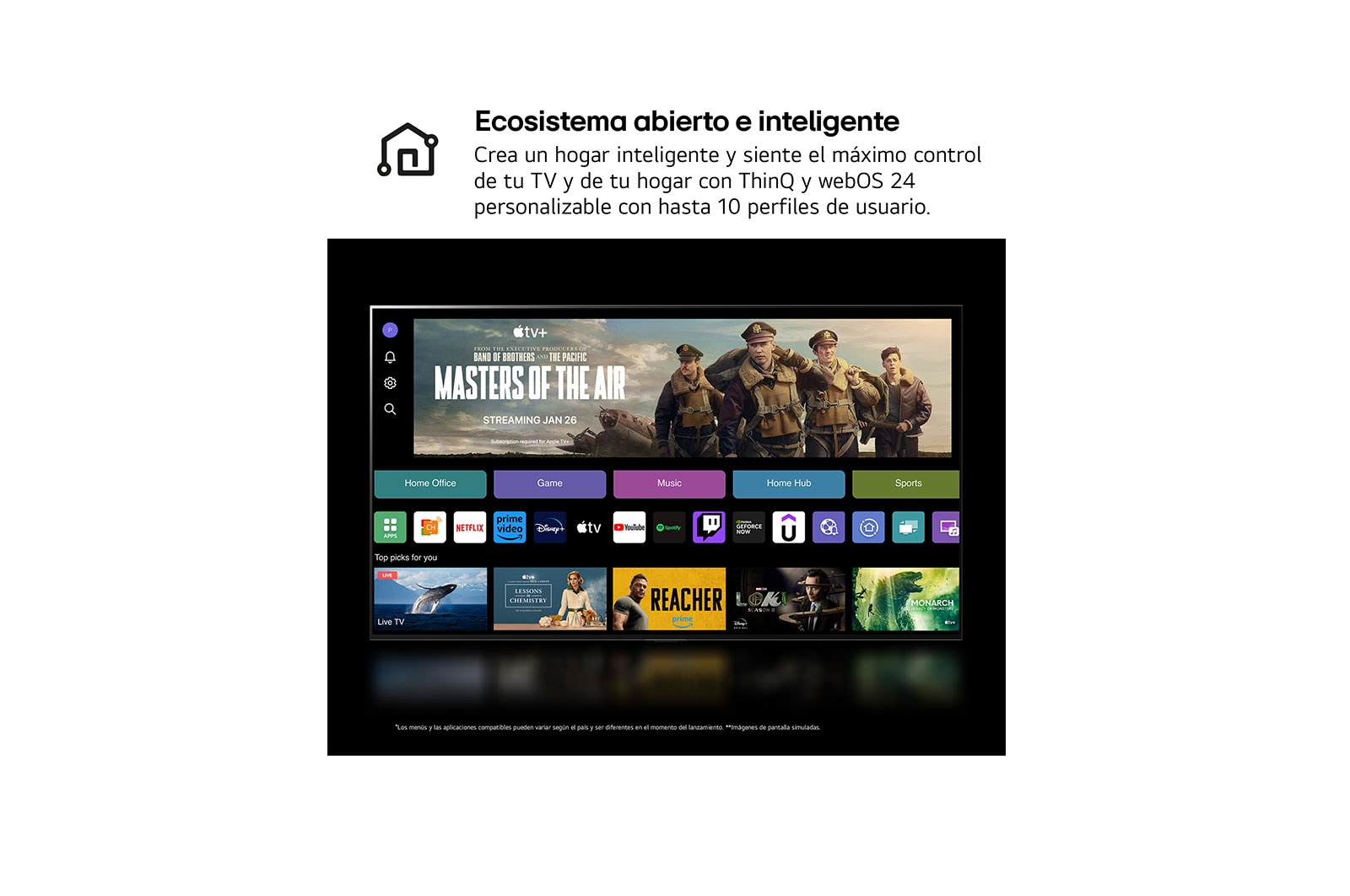 LG 98 pulgadas TV LG QNED 4K serie AI QNED89  con Smart TV WebOS24, 98QNED89T6A