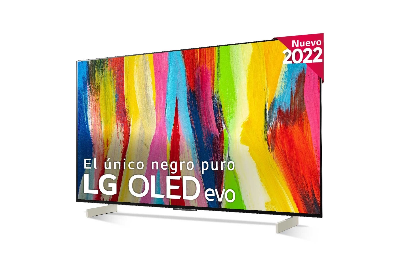 LG Televisor LG  4K OLED evo, Procesador Inteligente de Máxima Potencia 4K a9 Gen 5 con IA, compatible con el 100% de formatos HDR, HDR Dolby Vision, Dolby Atmos, Smart TV webOS22, el mejor TV para Gaming., OLED42C26LB