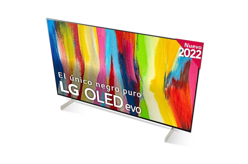 LG Televisor LG 4K OLED evo, Procesador Inteligente de Máxima Potencia 4K a9 Gen 5 con IA, compatible con el 100% de formatos HDR, HDR Dolby Vision, Dolby Atmos, Smart TV webOS22, el mejor TV para Gaming., OLED42C26LB