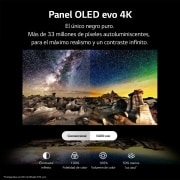 LG TV LG  OLED evo 4K de 42'' C3, Procesador Máxima Potencia, Dolby Vision / Dolby ATMOS, Smart TV webOS23, el mejor TV para Gaming., OLED42C34LA