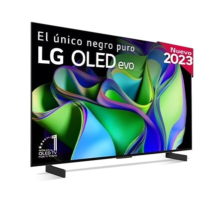TV LG  OLED evo 4K de 42'' C3, Procesador Máxima Potencia, Dolby Vision / Dolby ATMOS, Smart TV webOS23, el mejor TV para Gaming.