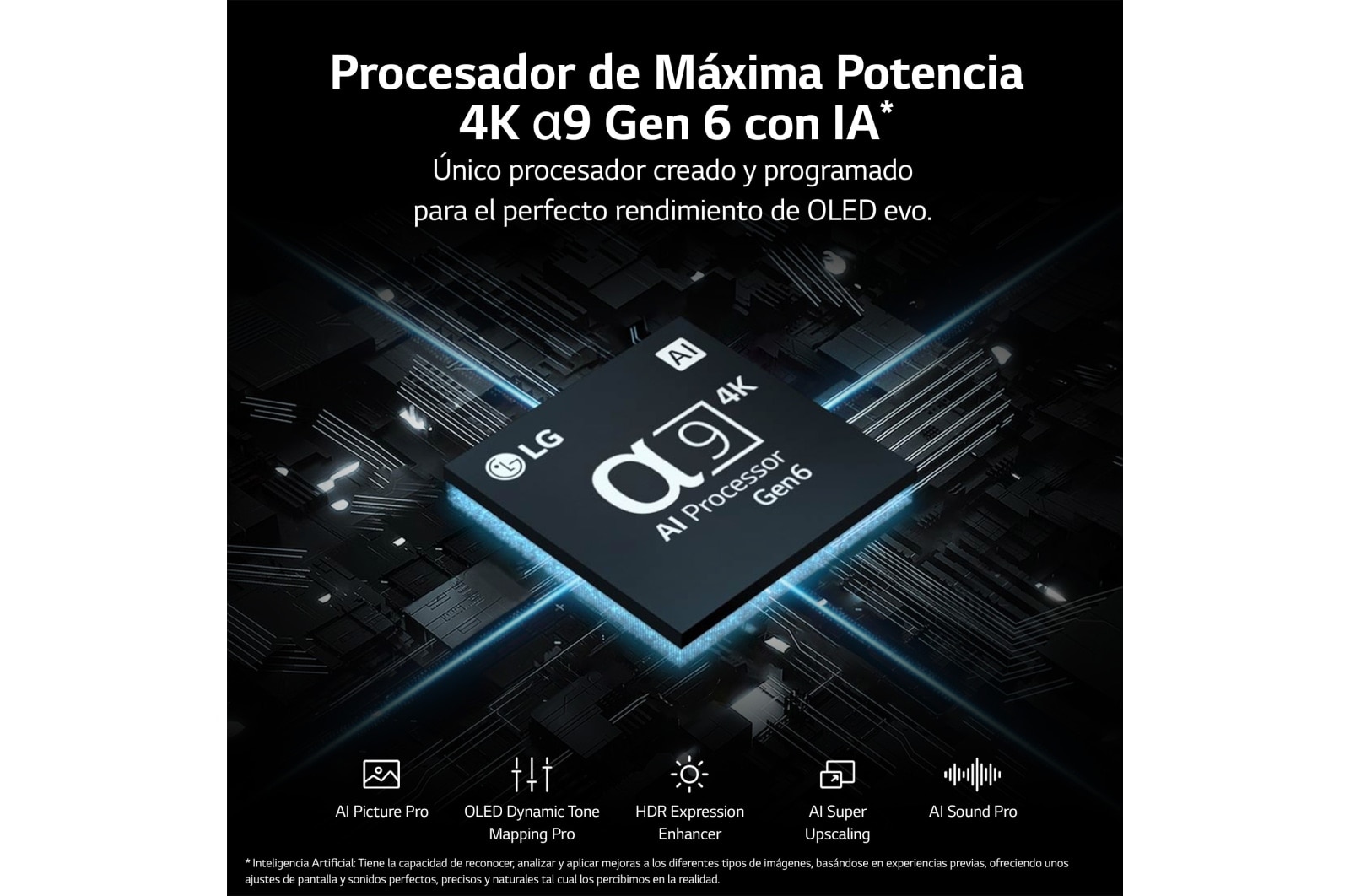 LG TV LG OLED evo 4K de 42'' C3, Procesador Máxima Potencia, Dolby Vision / Dolby ATMOS, Smart TV webOS23, el mejor TV para Gaming., OLED42C34LA