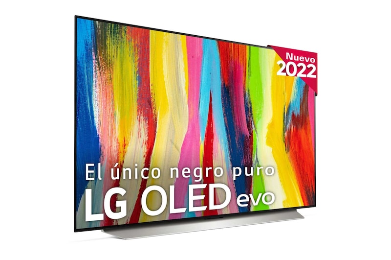 LG Televisor LG 4K OLED evo, Procesador Inteligente de Máxima Potencia 4K a9 Gen 5 con IA, compatible con el 100% de formatos HDR, HDR Dolby Vision, Dolby Atmos, Smart TV webOS22, el mejor TV para Gaming., OLED48C25LB