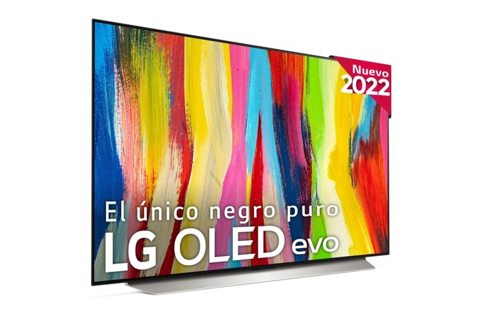 LG Televisor LG 4K OLED evo, Procesador Inteligente de Máxima Potencia 4K a9 Gen 5 con IA, compatible con el 100% de formatos HDR, HDR Dolby Vision, Dolby Atmos, Smart TV webOS22, el mejor TV para Gaming., OLED48C25LB