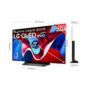 LG 48 pulgadas Smart TV LG OLED evo AI C4 4K 2024 , OLED48C45LA