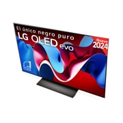 LG 48 pulgadas TV LG OLED AI 4K serie C4  con Smart TV WebOS24, OLED48C46LA